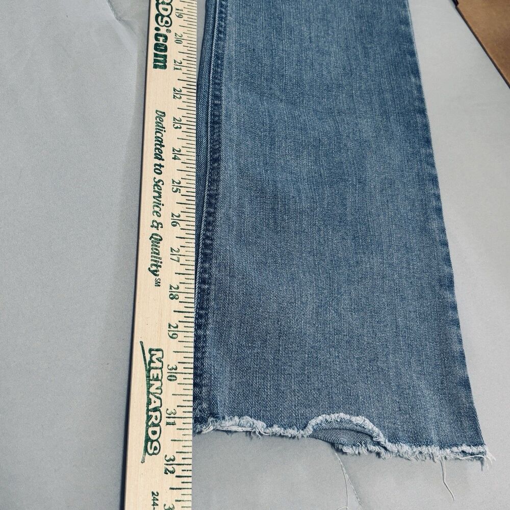 Democracy Ab Technology Bootcut Jeans Sz 8 Blue Light Wash Y2K Stretch - Picture 6 of 8